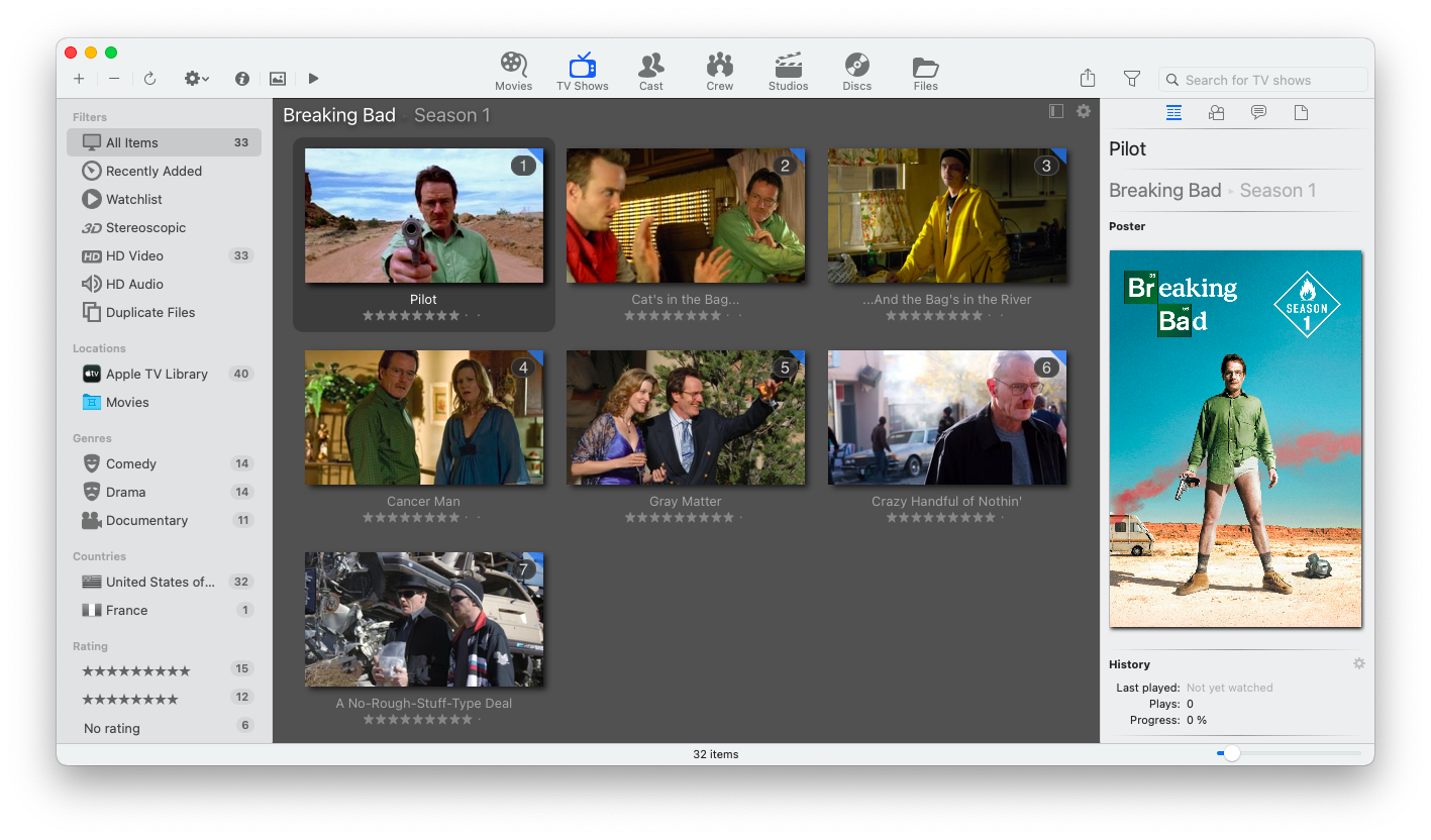 Movie Explorer Pro media organizer