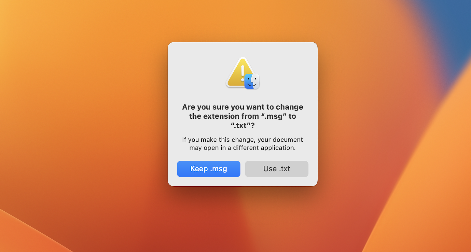 msg file extension mac