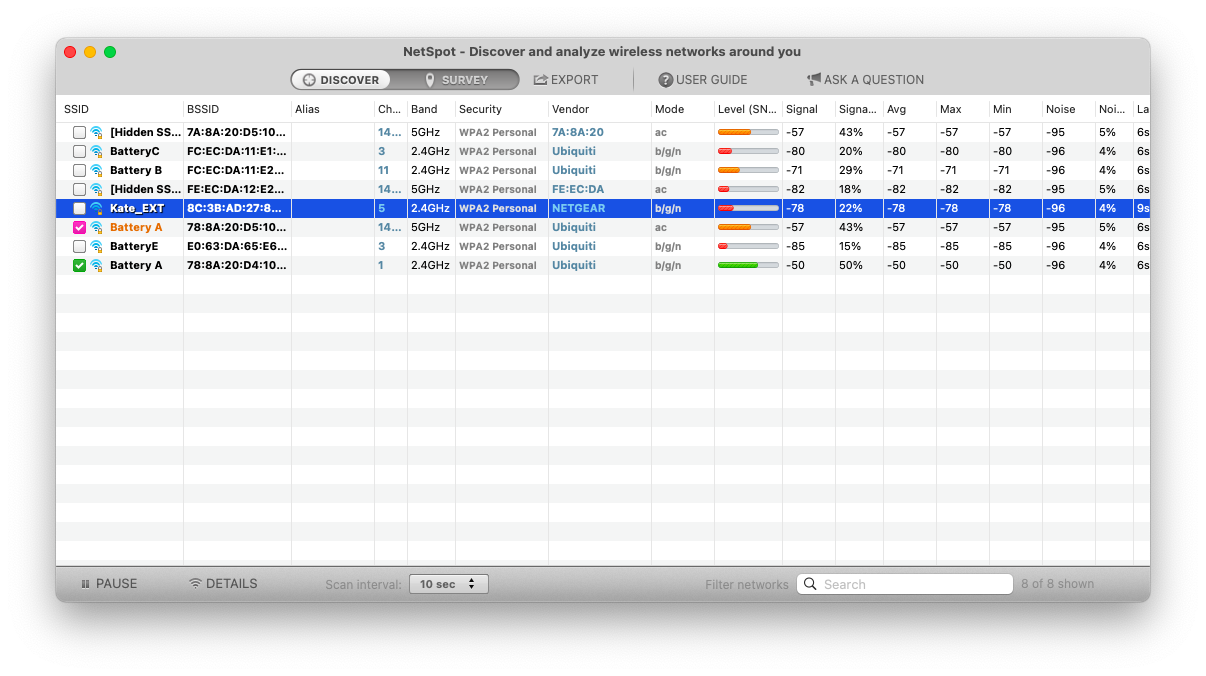 NetSpot - Discover and analyze wireless networks around you