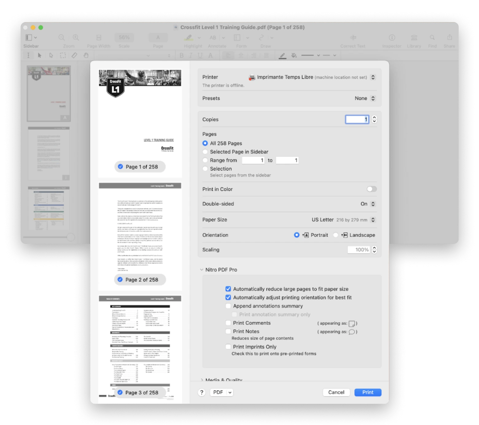 nitro pdf change a pdf from color to grayscale