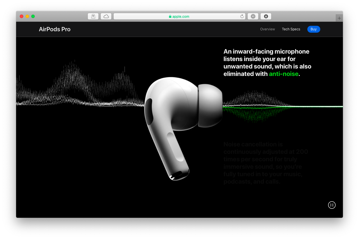 noise cancellation AirPods Pro Mac