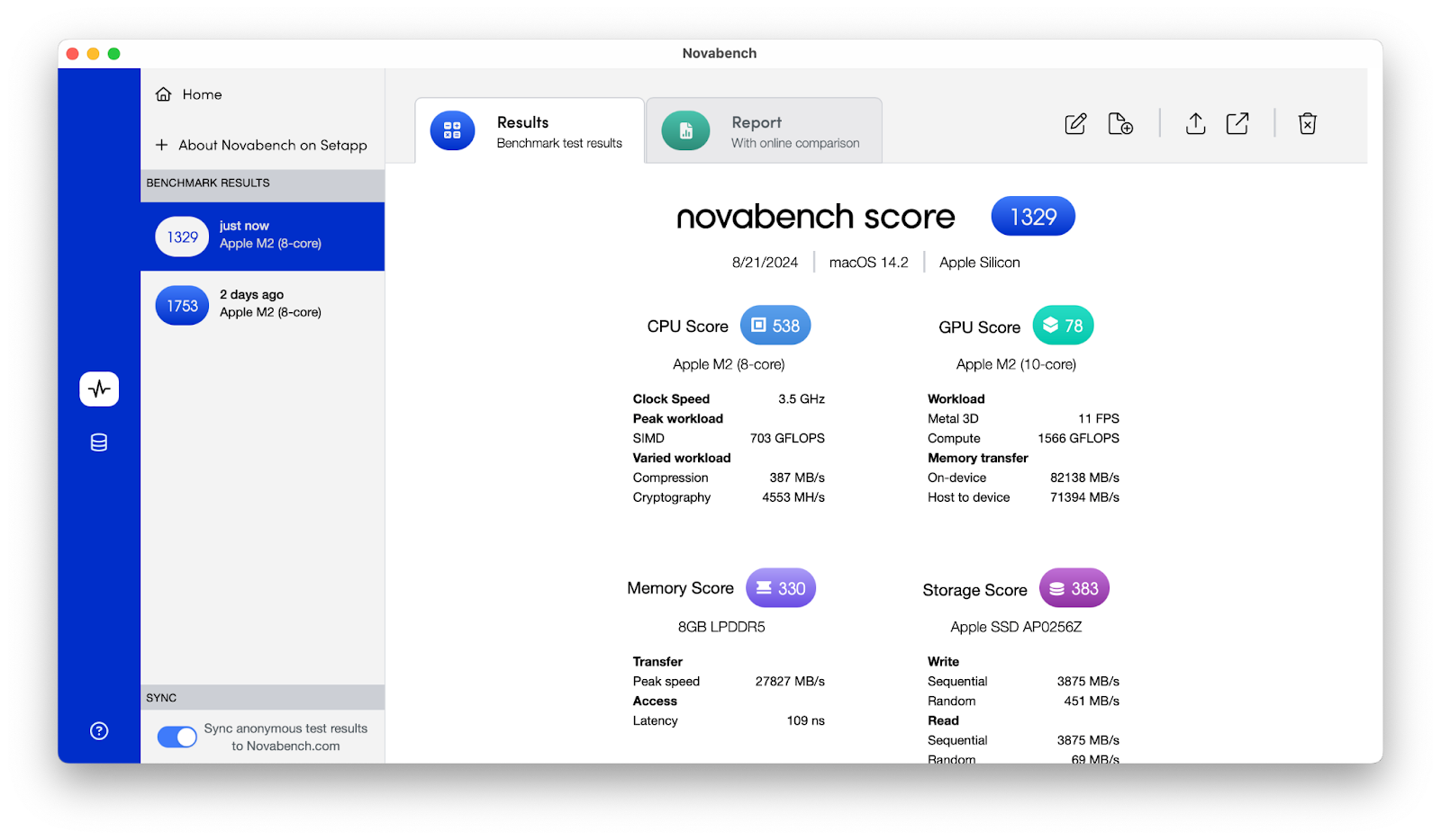 novabench mac performance monitor app