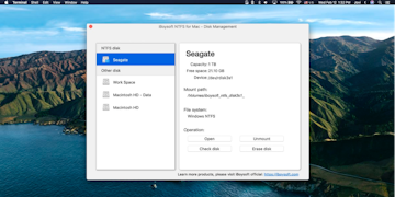 NTFS para aplicativo Mac