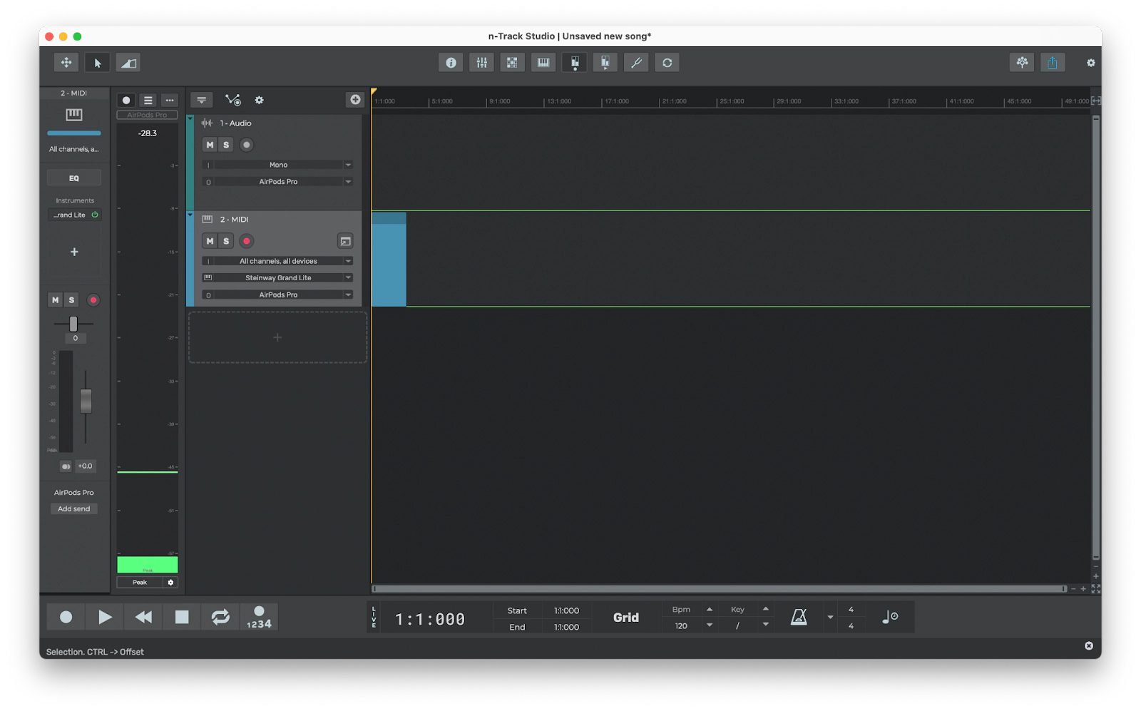 How to add background music to  video in  Studio