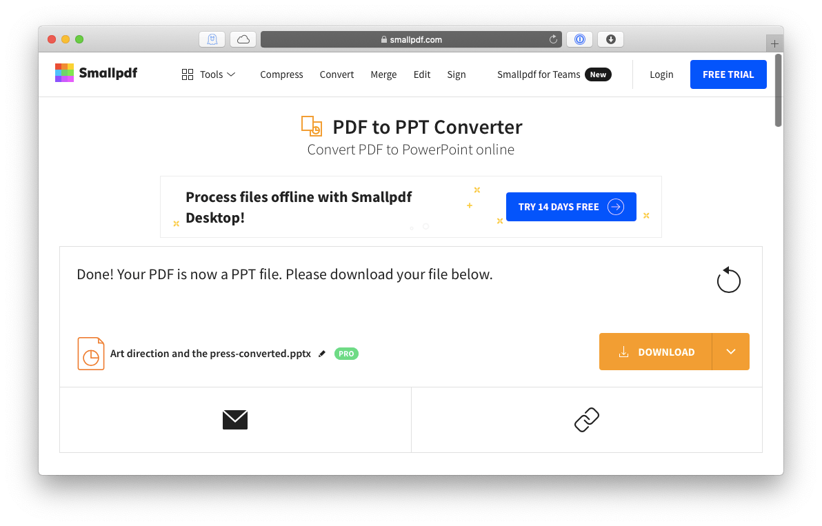 how to convert ppt to pdf in mac