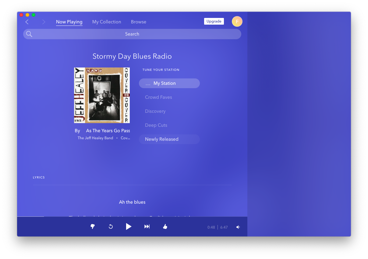 pause online pandora on mac with buttons