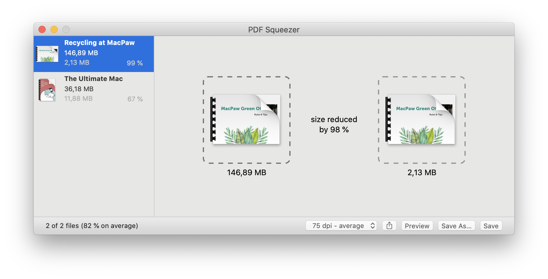 pdf file reducer for mac