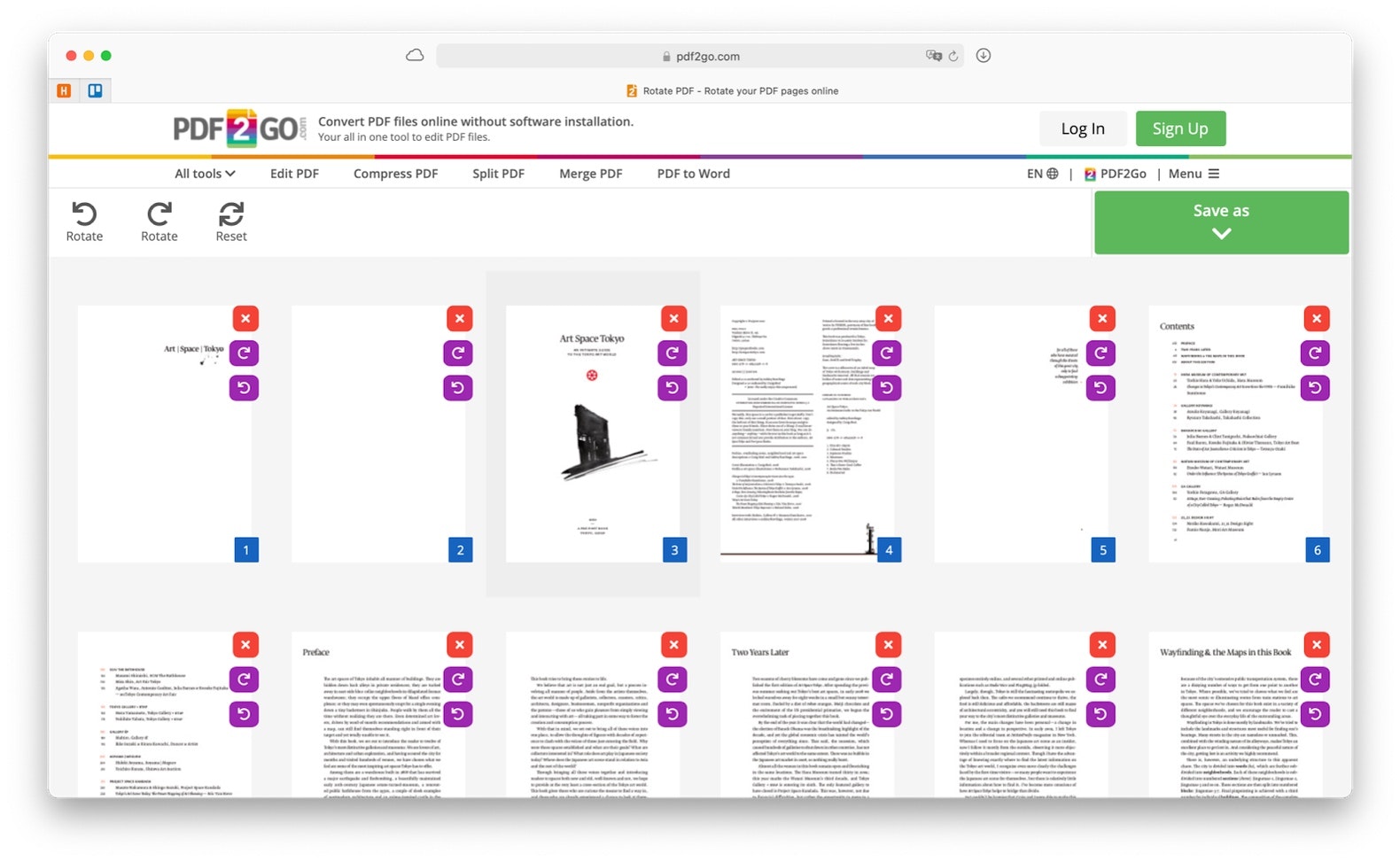 online PDF rotator