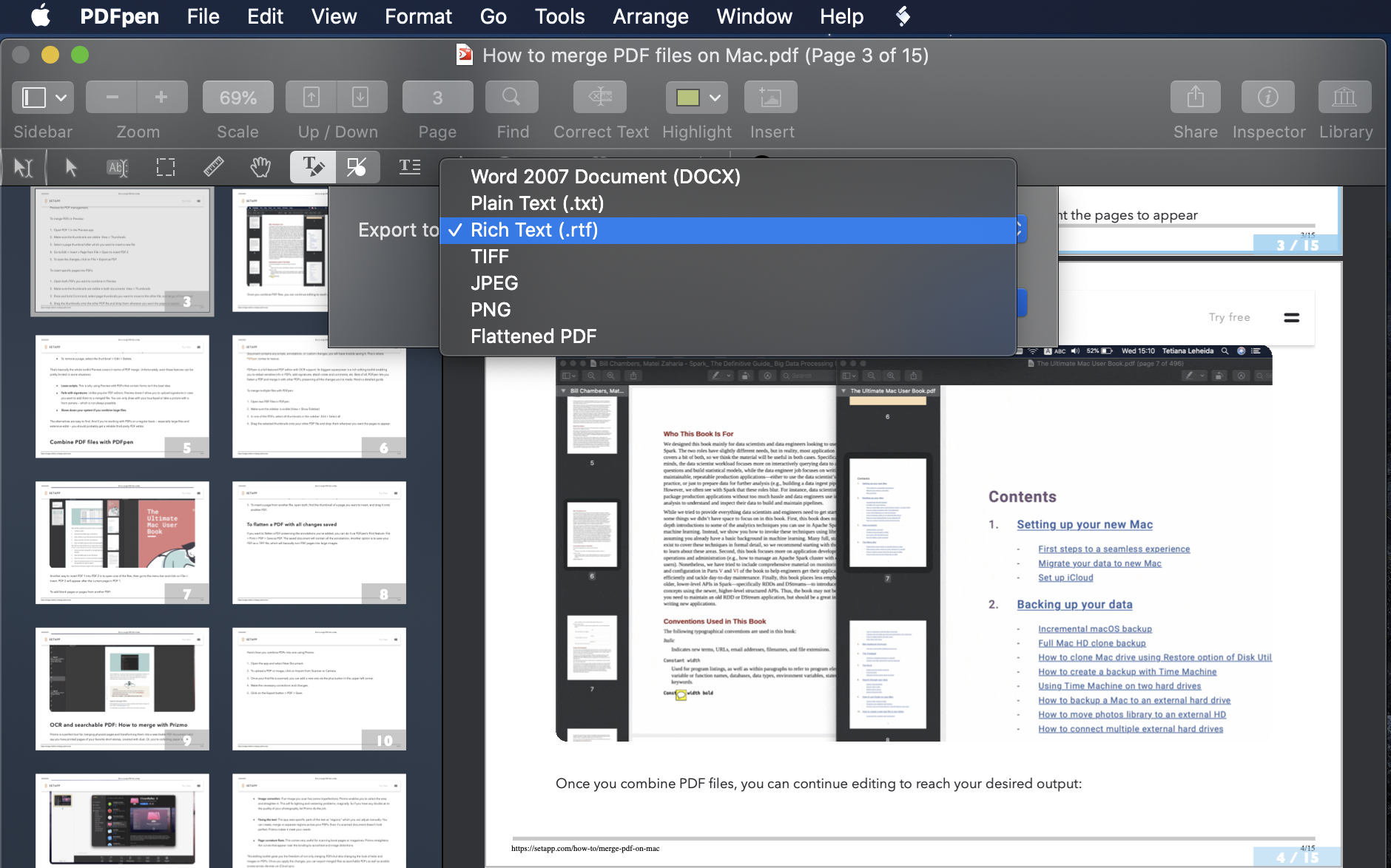 Exporte texto com formatação a partir de um PDF no Nitro PDF Pro