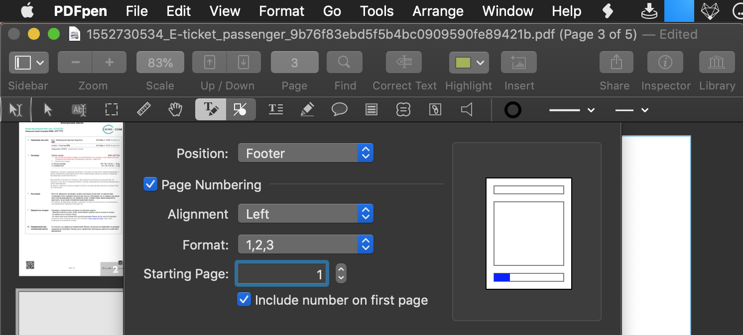 Add Page Numbers To Pdf Mac Free