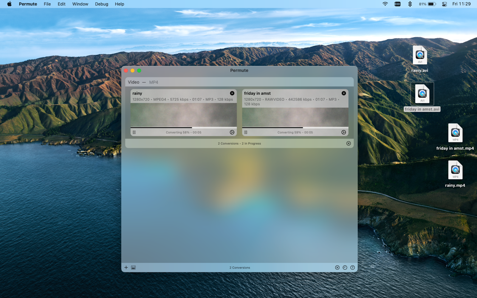 avi format converter for mac
