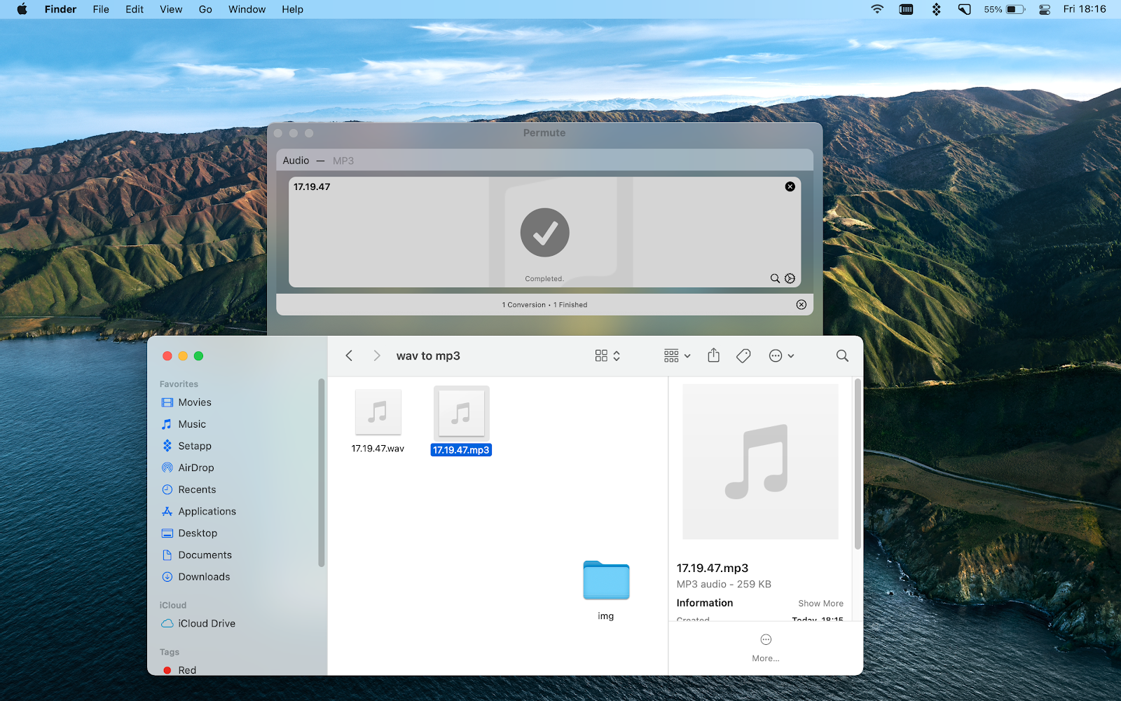 convert wav to mp3 macbook air