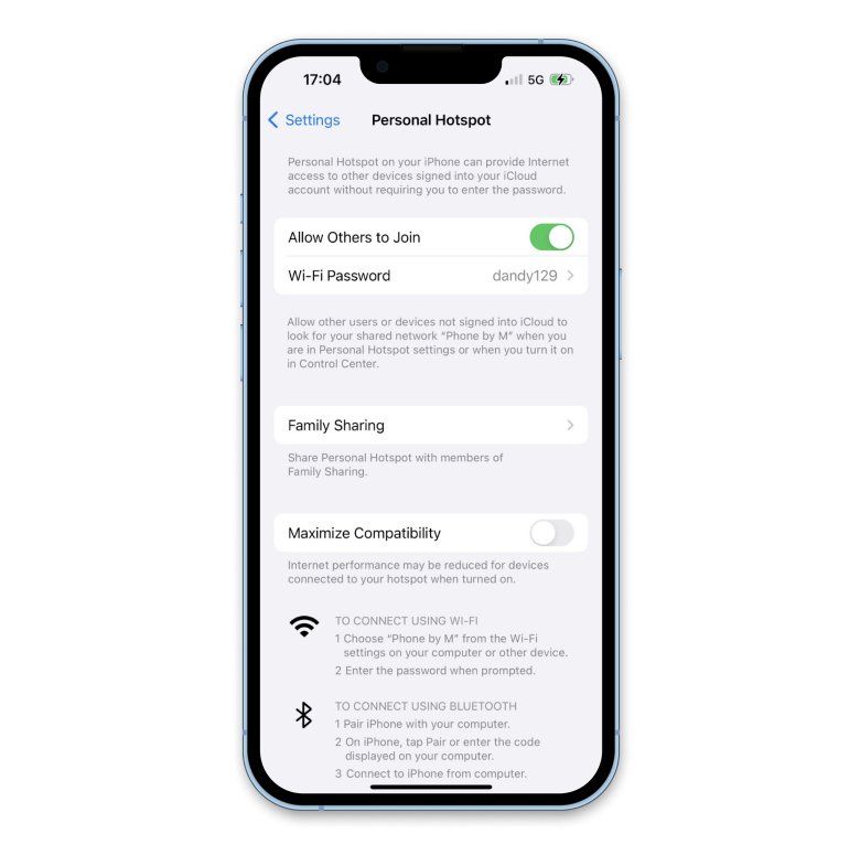 How to turn on hotspot on iPhone and Mac
