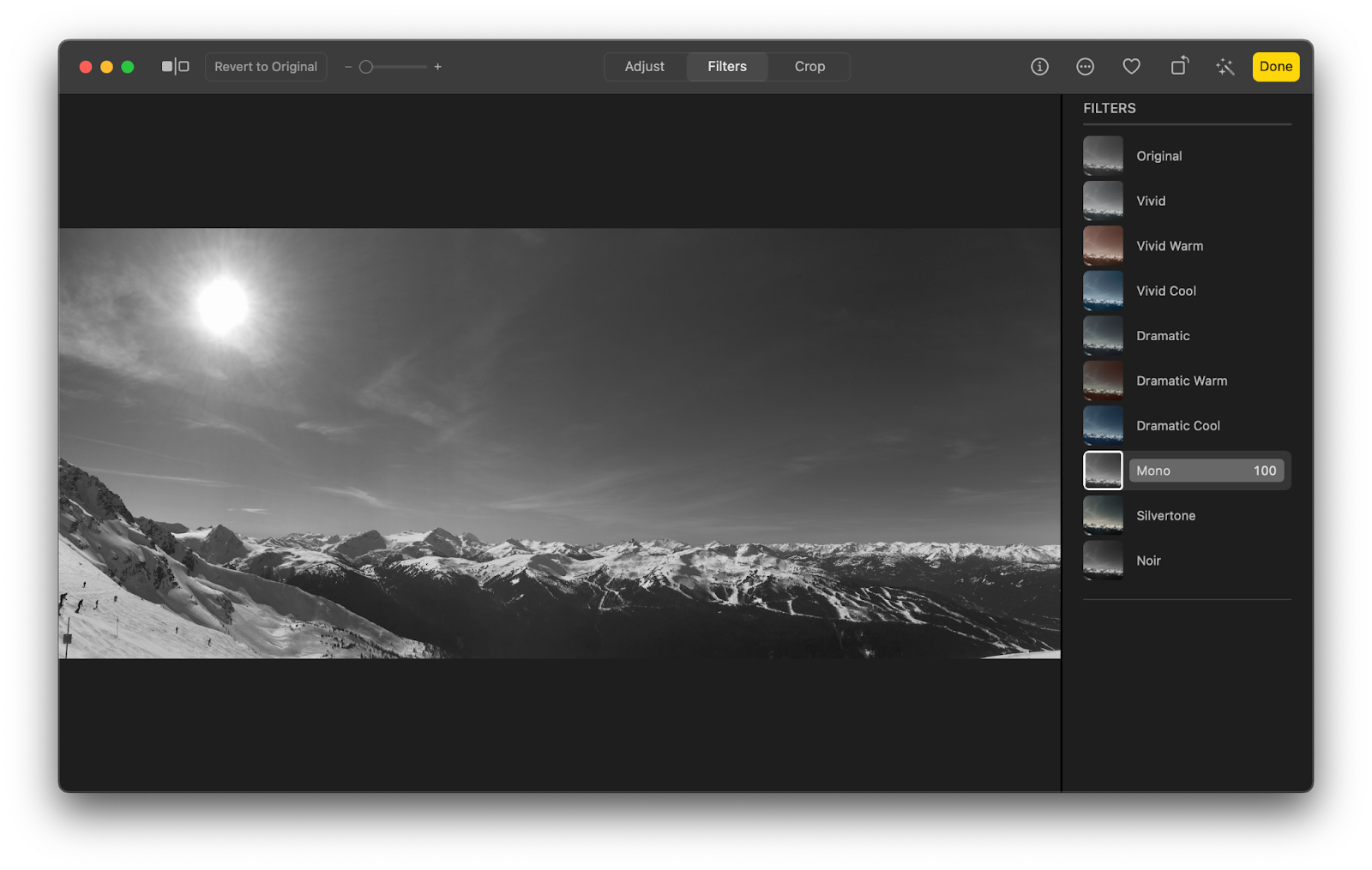 How to make image black and white and back