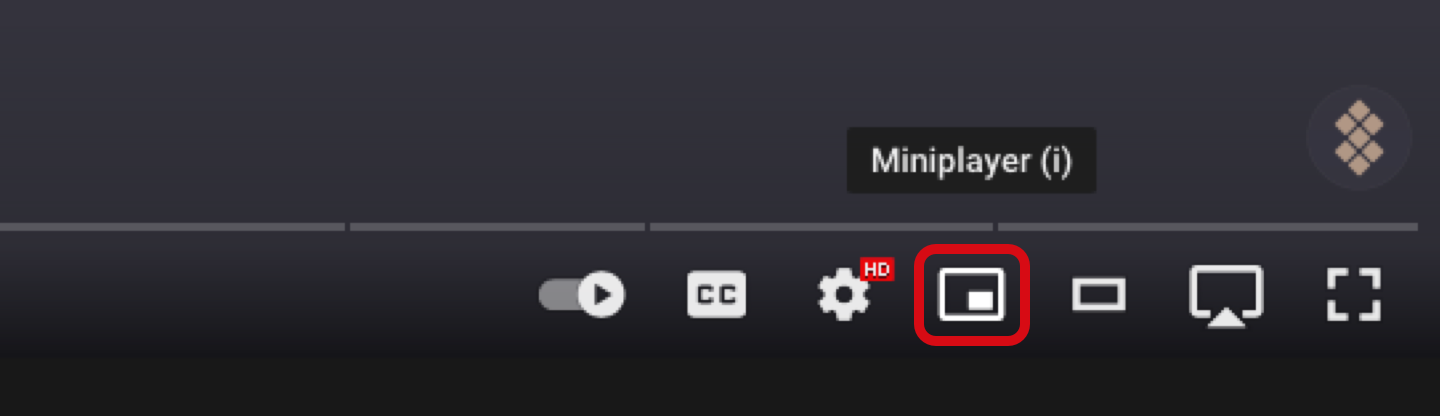 watch videos in a small mini player while browse other apps