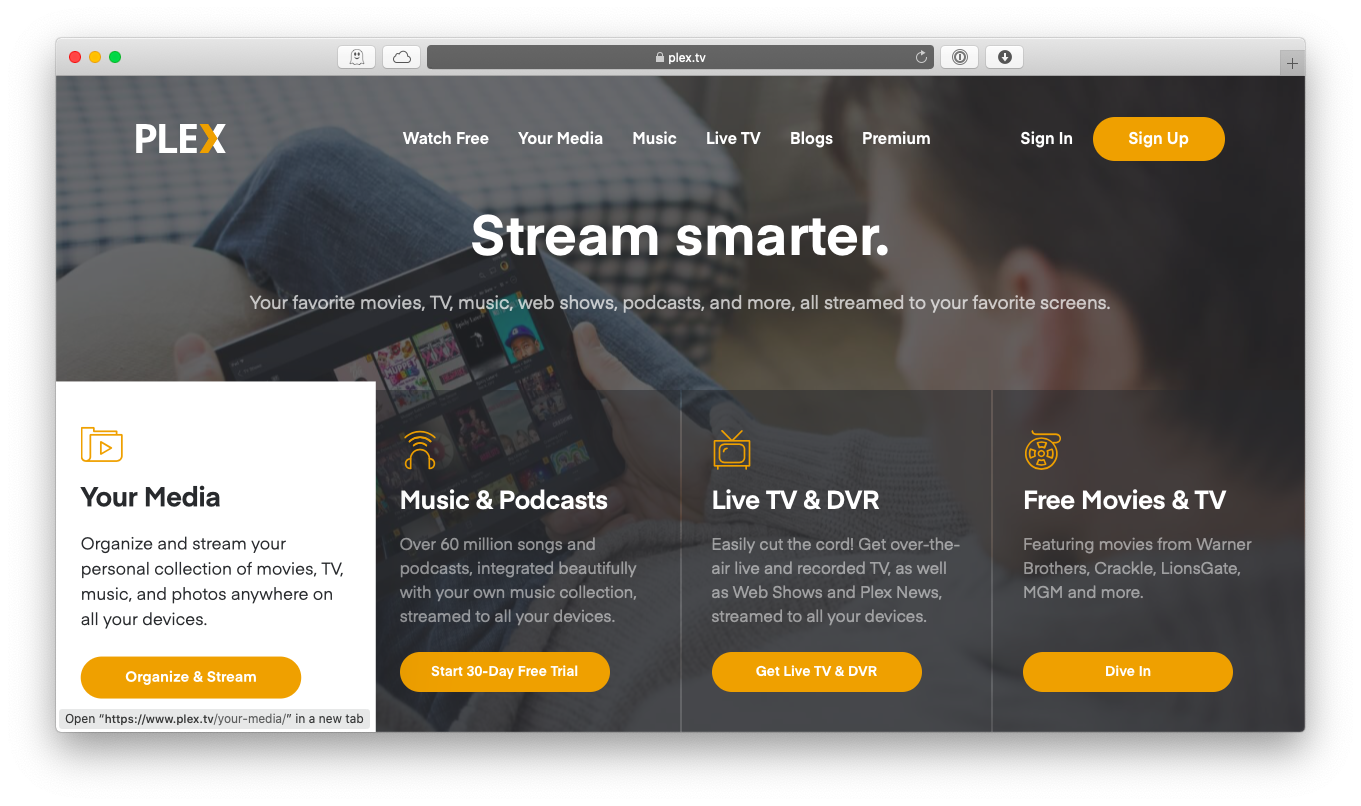 Plex server stream Apple TV Mac