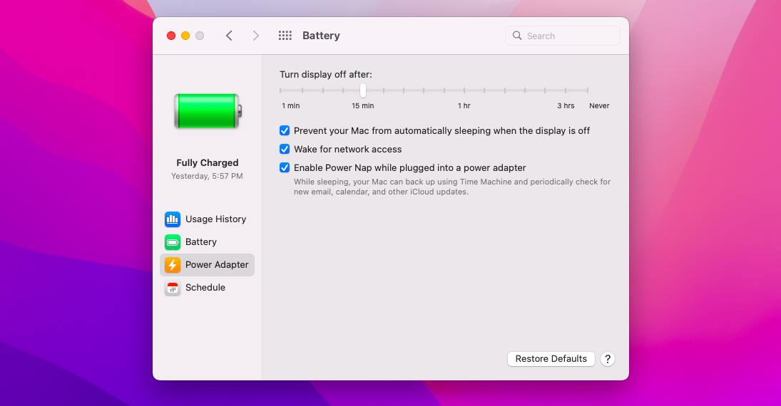 How to change screen timeout on Mac
