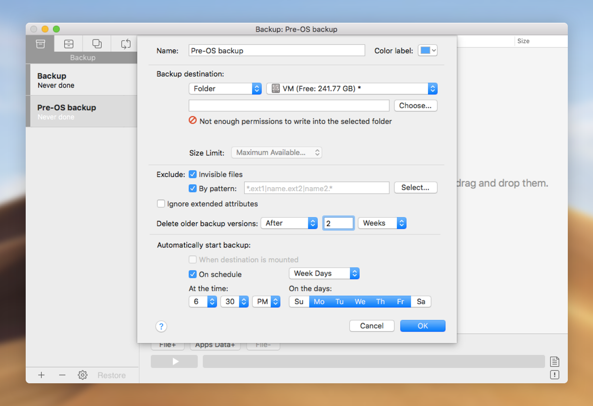 Get Backup Pro instal the new version for mac
