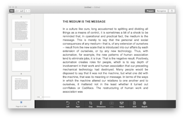 Prizmo extract text images Mac app