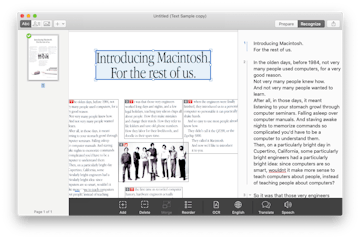 Prizmo Mac recognition text