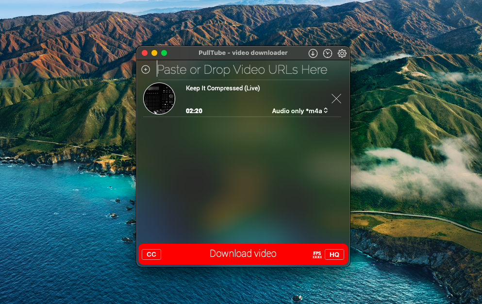 Pulltube captures video and audio on any website,