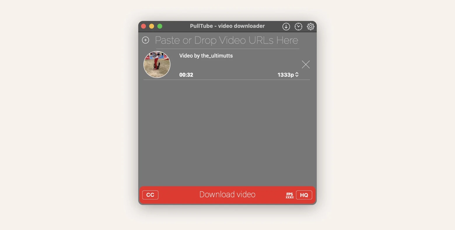 PullTube video downloader