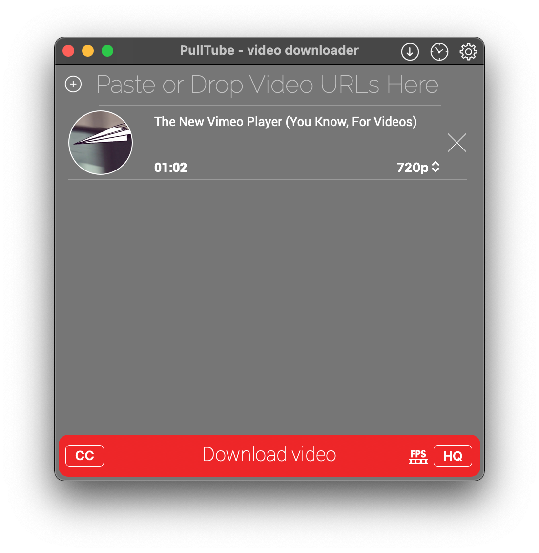 download vimeo videos with Pulltube app