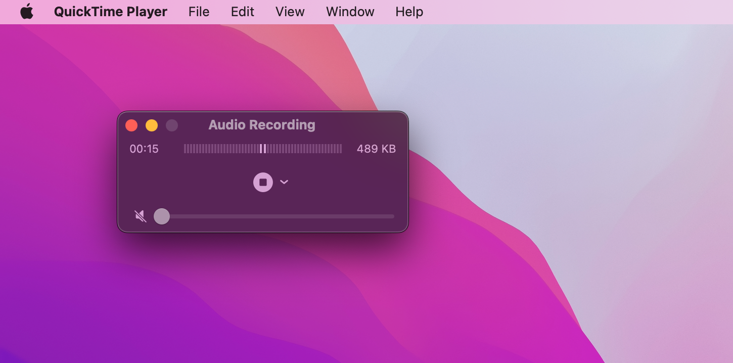 quicktime audio