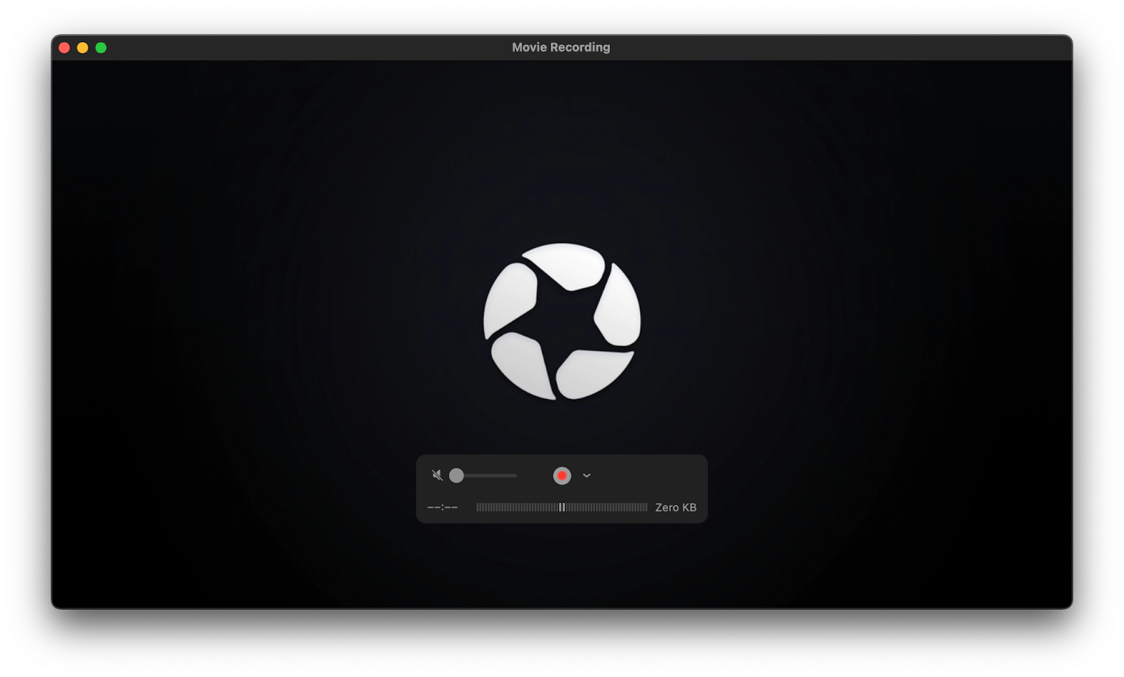 QuickTime Player to record video with your webcam