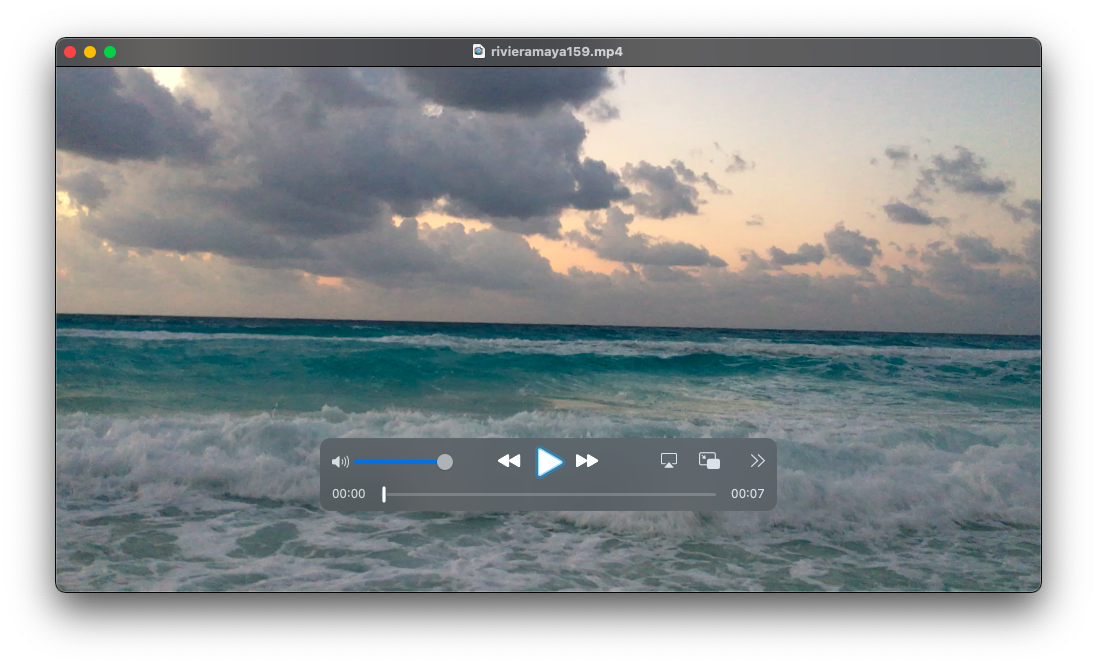 QuickTime Player format encoding