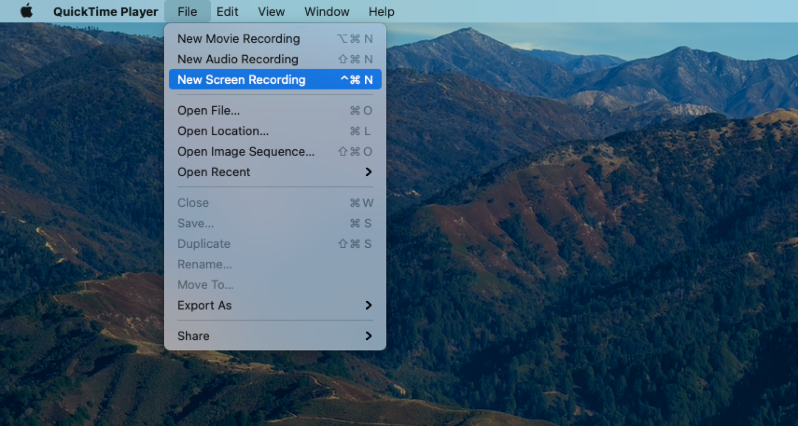 Screen record on Mac