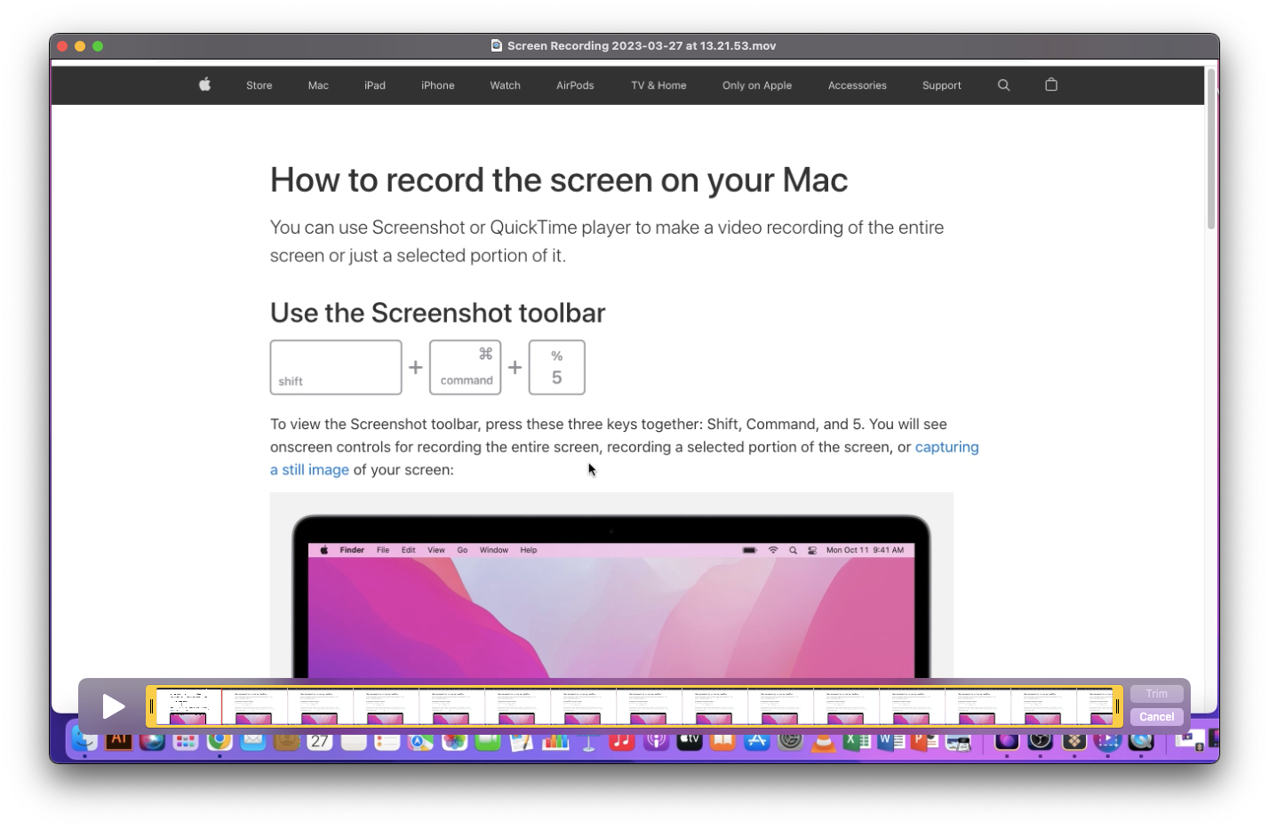 How to Use the Screen Recorder on a Mac