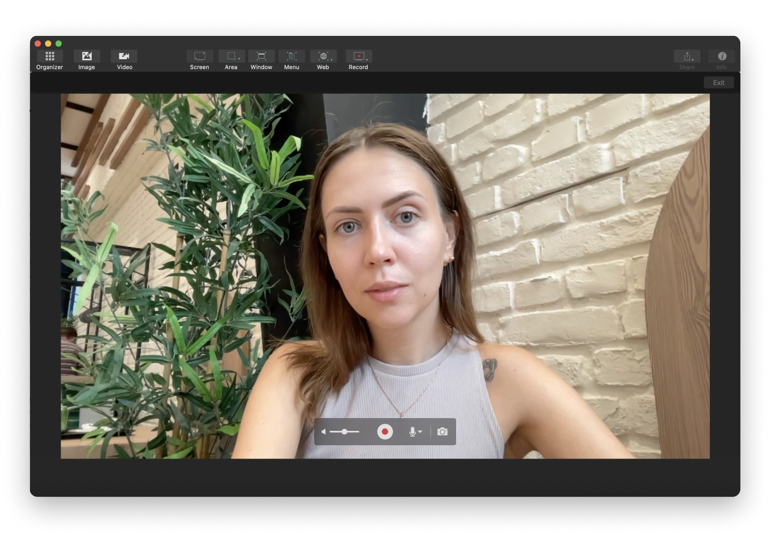 record video from Mac camera using Capto