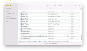 recover lost docs from the Temporary folder