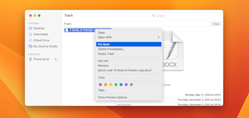 recover word documents from trash