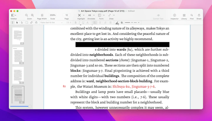 Redacated Document Example How to easily redact PDFs on Mac
