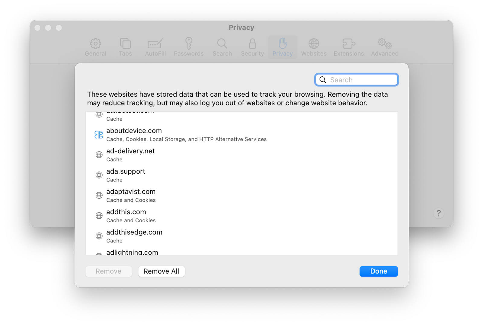 Safari will now block third-party cookies by default, delete a site's local  storage after seven days