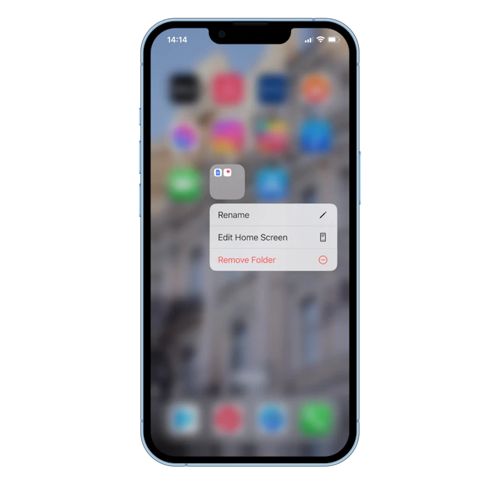 How to organize apps on iPhone with folders