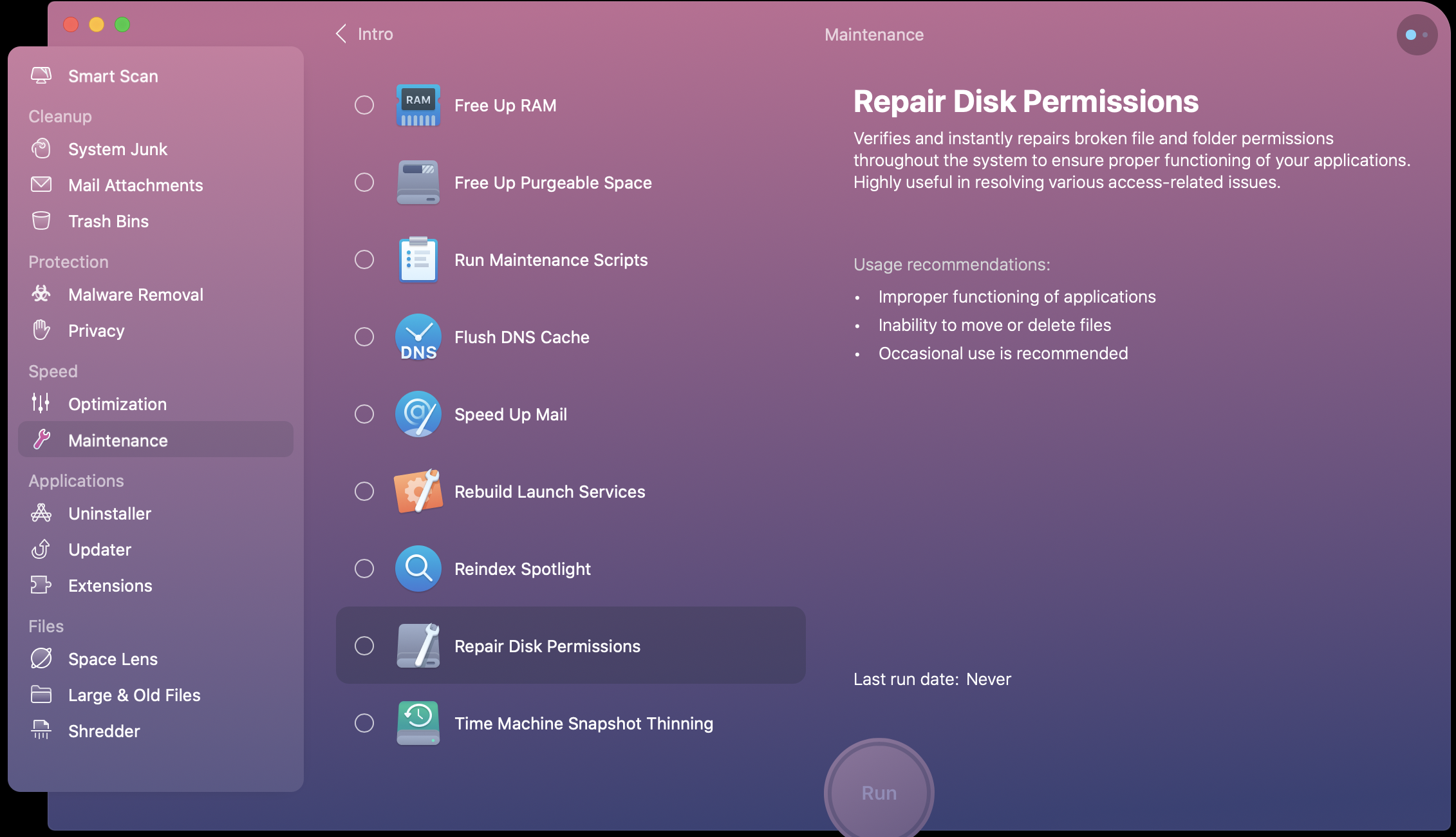 repar disk permissions mac
