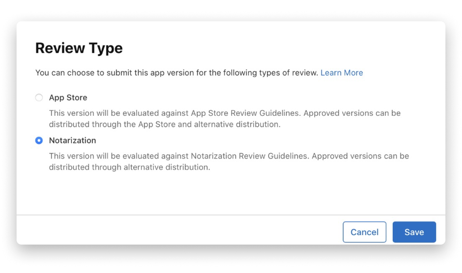 notarization review type