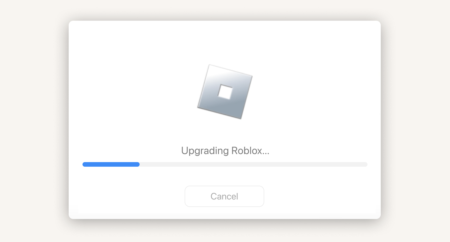 roblox updating screen