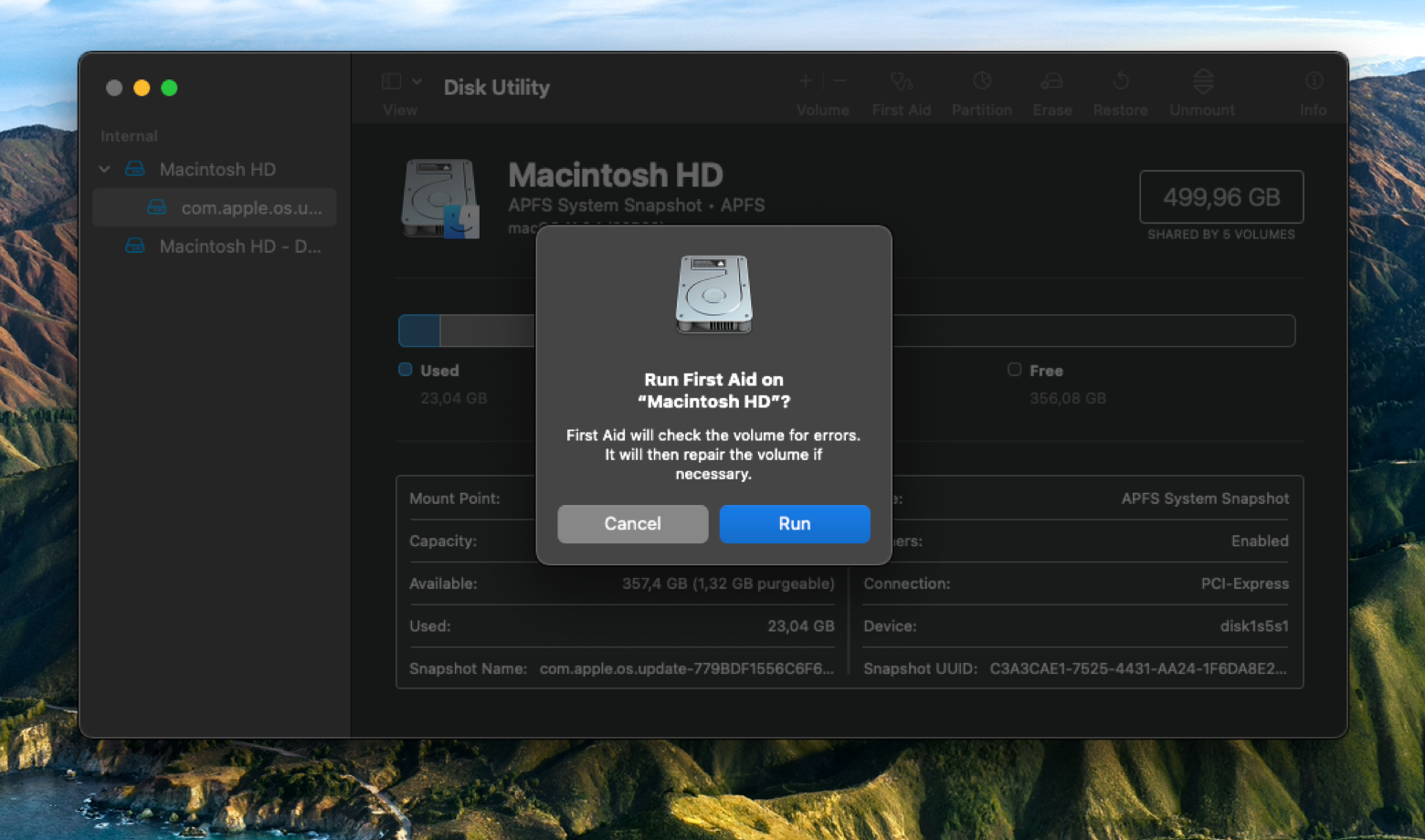 file with question mark on mac new hard drive