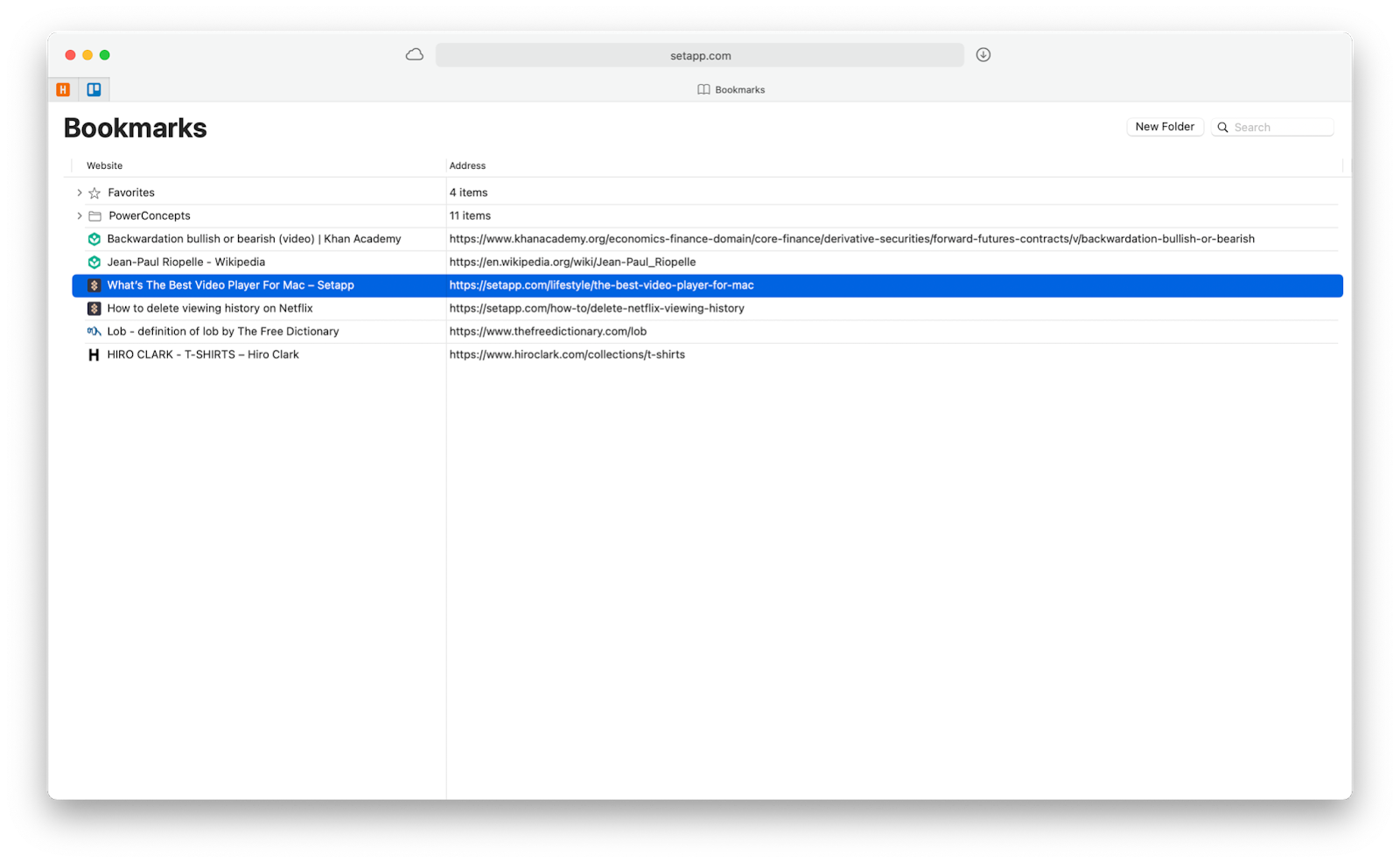 How to Remove Bookmarks from Macbook