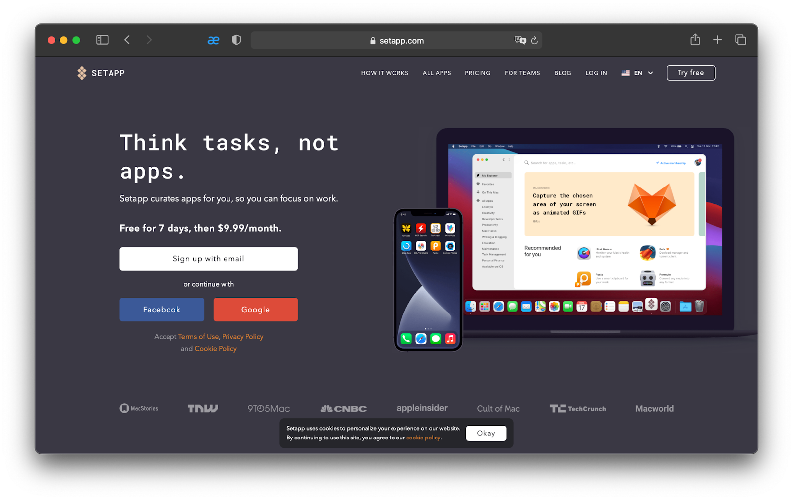 private web browser for mac