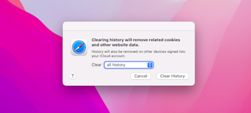 How to clear Safari history in a few clicks