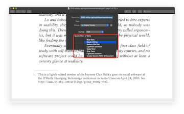 save PDF black and white Preview Mac