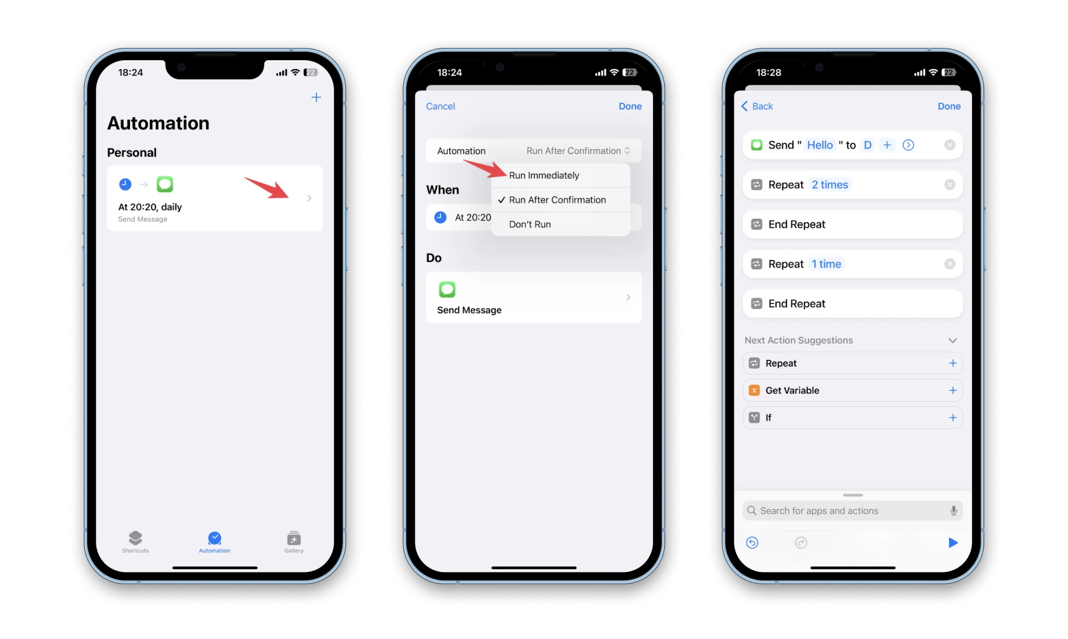 new automation run after confirmation new automation run after confirmation