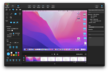 Enregistrement d'écran sur Mac à l'aide de capto