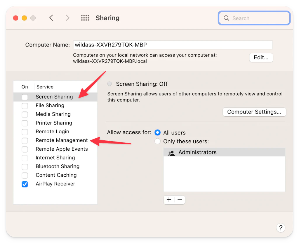 Screen Sharing Access Code How to get rid of
