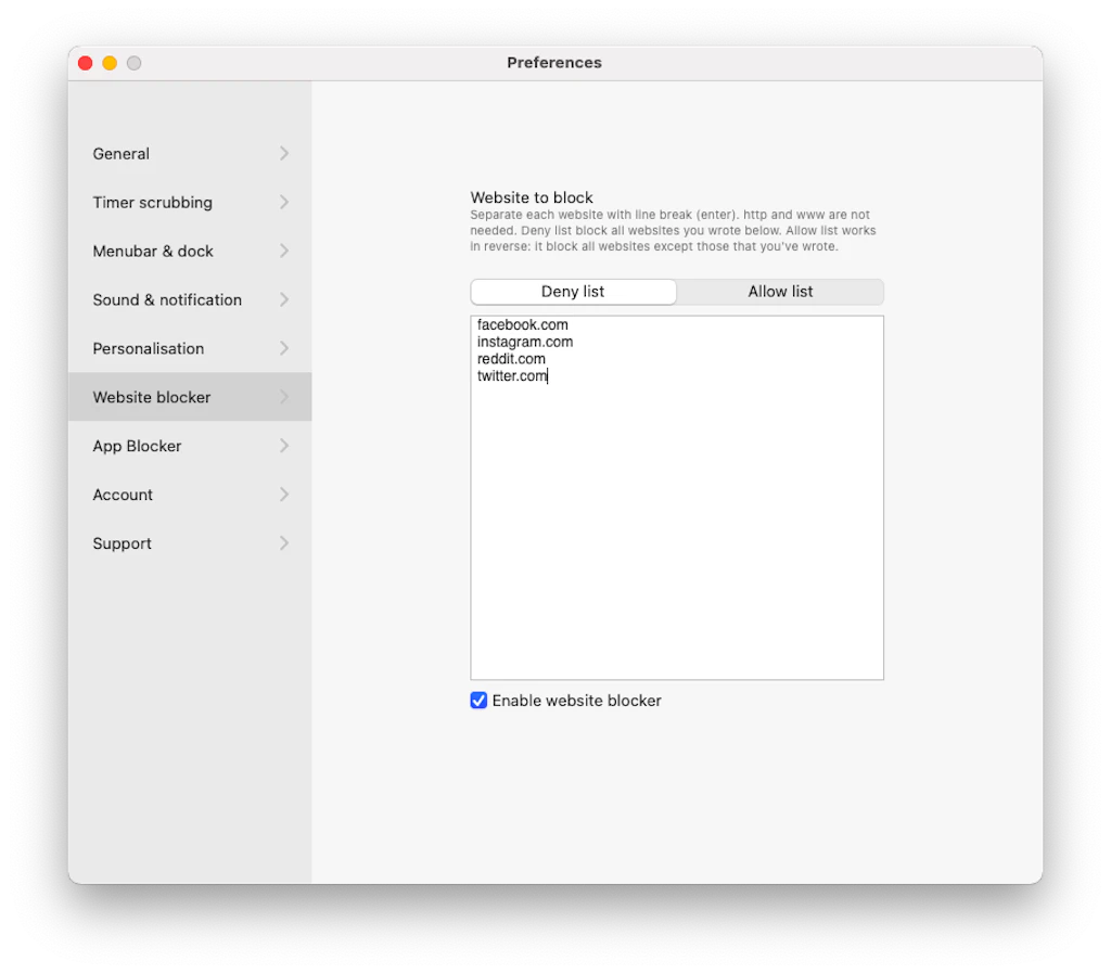 Best Ways To Blacklist Apps And Block Websites On Mac – Setapp